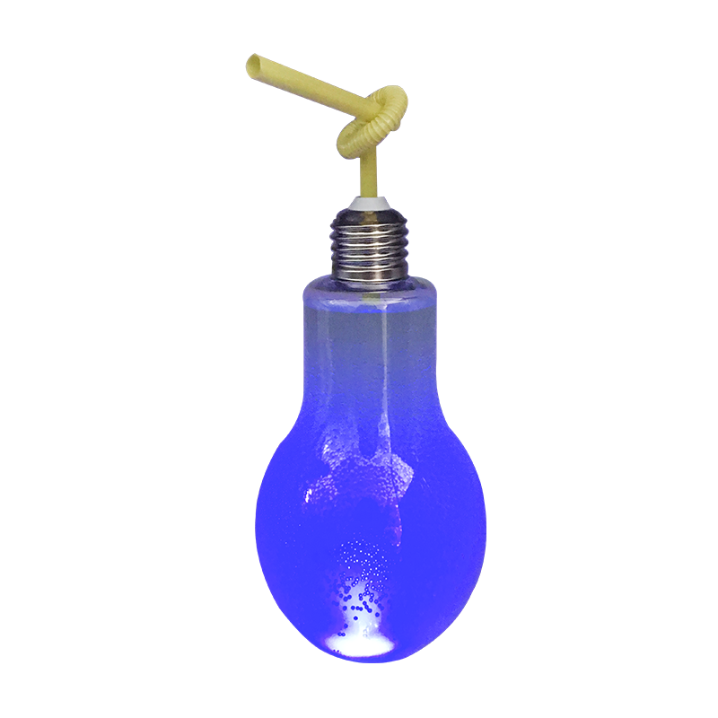LED灯闪电灯泡奶茶瓶