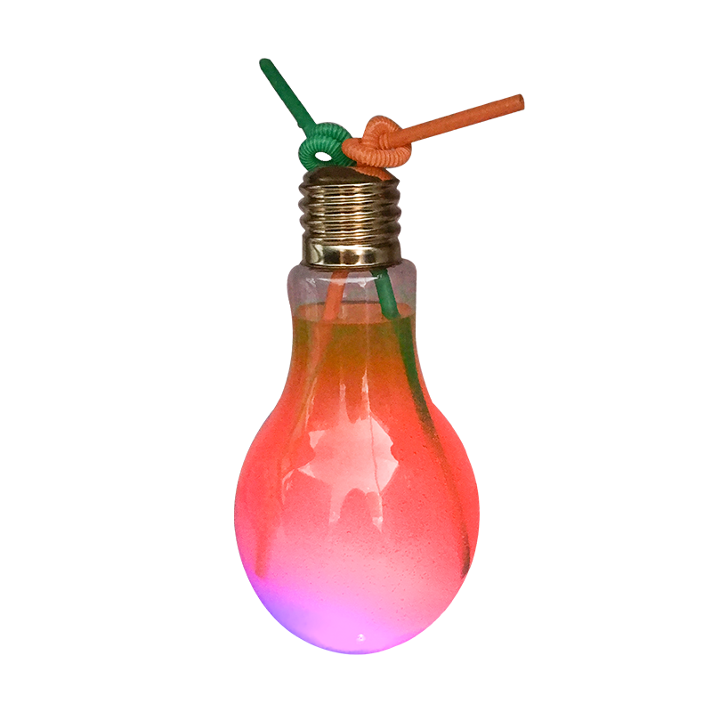 LED灯闪电灯泡奶茶瓶